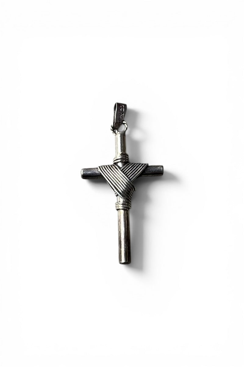 MADE IN MEXICO CROSS PENDANT TOP / SILVER [SIZE: ONE SIZE USED]