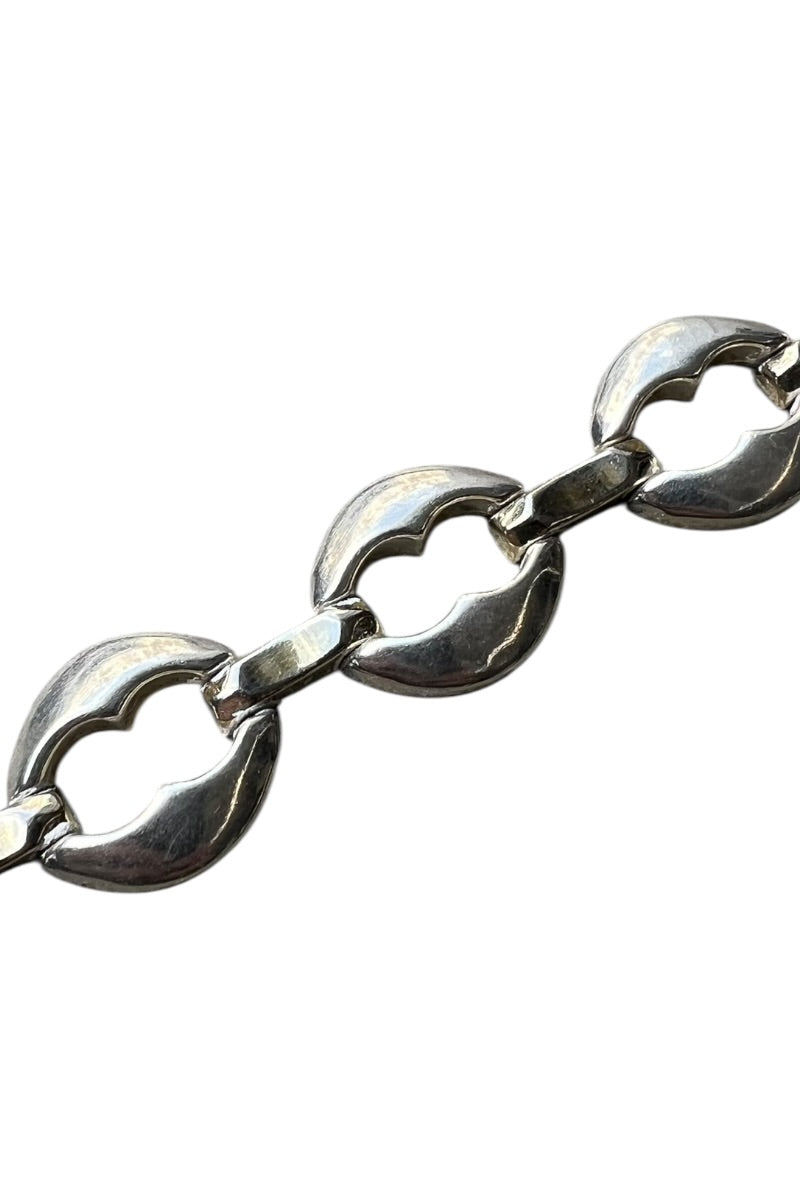 MADE IN ITALY 925 SILVER BRACELET / SILVER [SIZE: ONE SIZE USED]