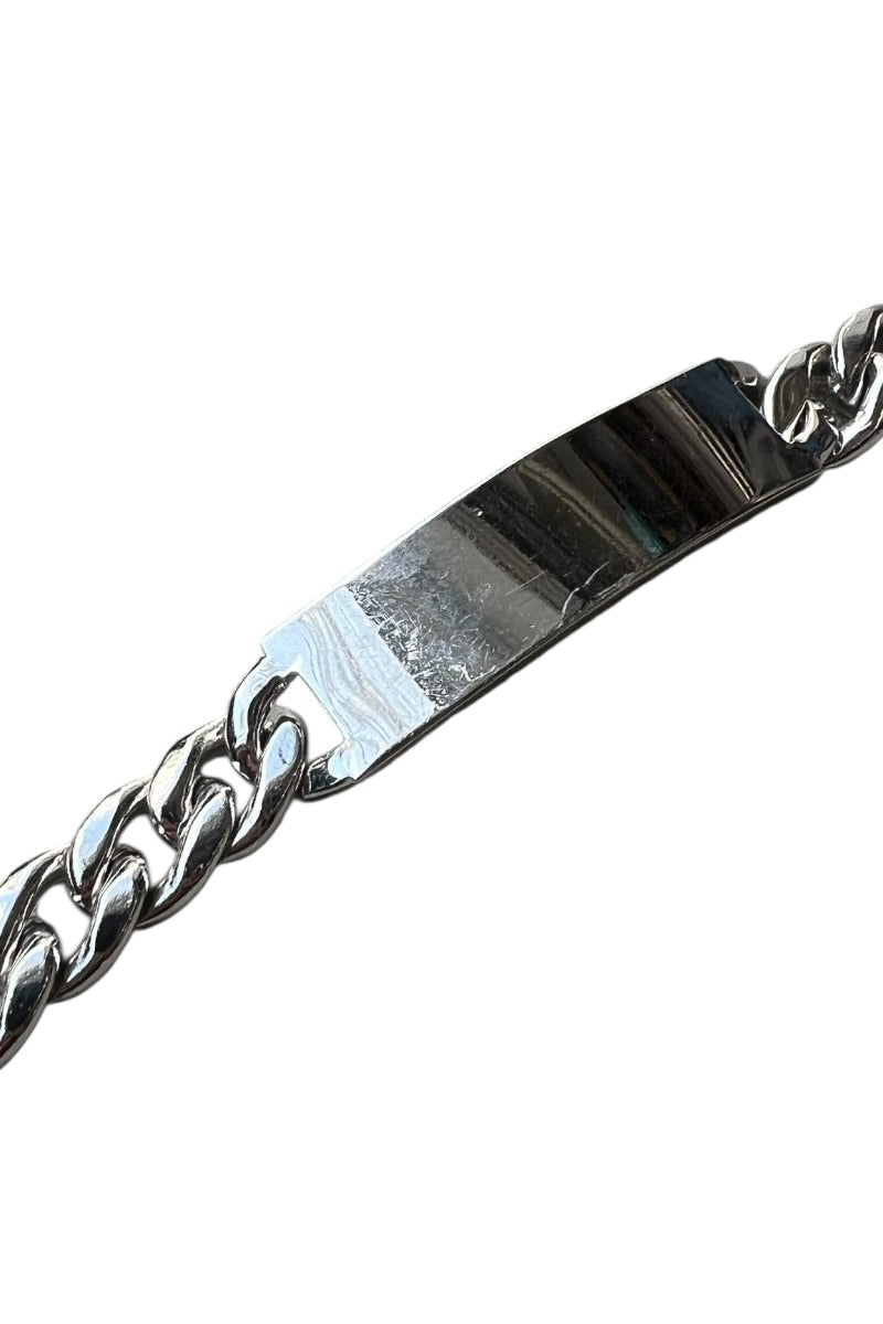 925 SILVER ID BRACELET / SILVER [SIZE: ONE SIZE USED]