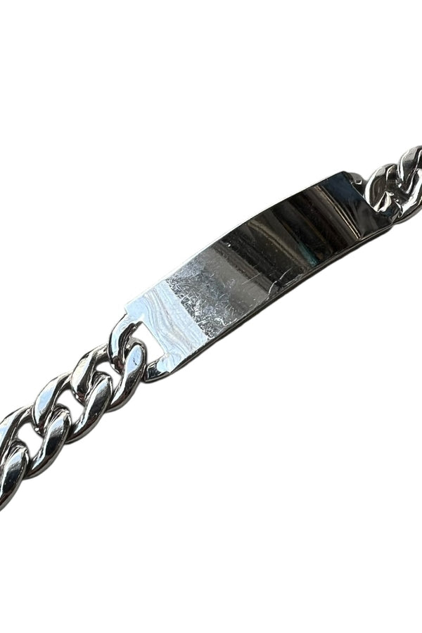 925 SILVER ID BRACELET / SILVER [SIZE: ONE SIZE USED]
