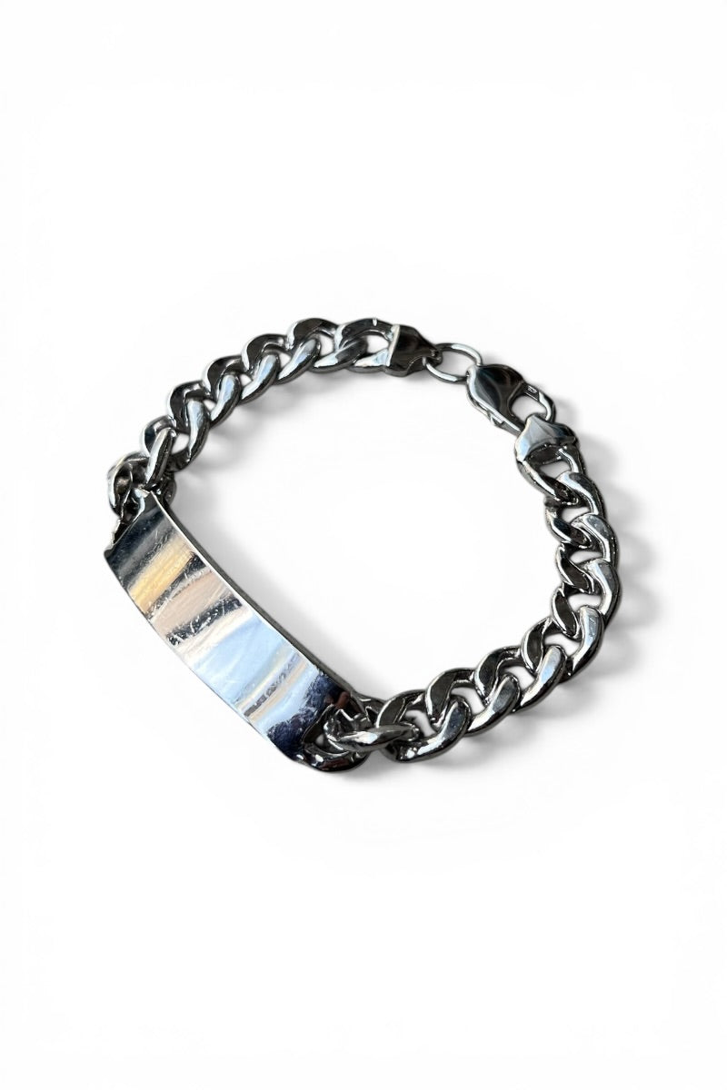 925 SILVER ID BRACELET / SILVER [SIZE: ONE SIZE USED]
