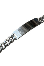 画像をギャラリービューアに読み込む, 925 SILVER ID BRACELET / SILVER [SIZE: ONE SIZE USED]
