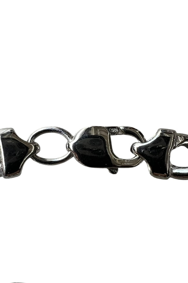 925 SILVER ID BRACELET / SILVER [SIZE: ONE SIZE USED]