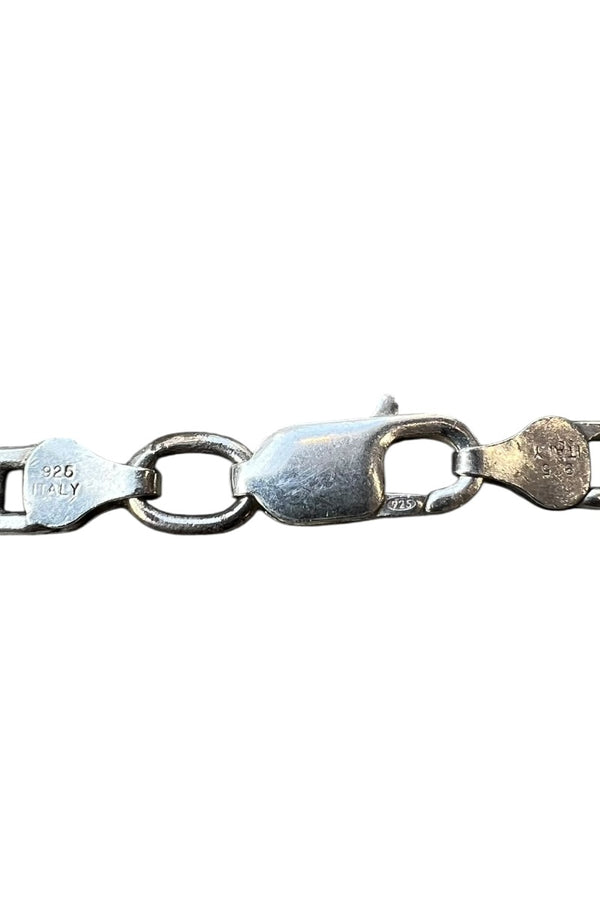 MADE IN ITALY 925 SILVER MARINER CHAIN NECKLACE / SILVER [SIZE: ONE SIZE USED]