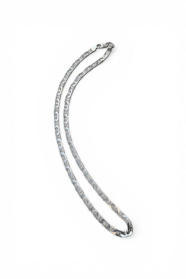 MADE IN ITALY 925 SILVER MARINER CHAIN NECKLACE / SILVER [SIZE: ONE SIZE USED]