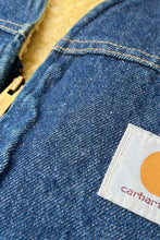 画像をギャラリービューアに読み込む, 90'S DENIM VEST W/BOA LINNER / INDIGO [SIZE: M USED]
