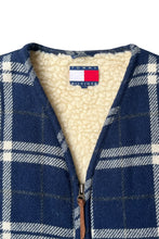 画像をギャラリービューアに読み込む, 90'S WOOL CHECK VEST W/BOA LINER / CHECK [SIZE: L USED]
