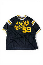 画像をギャラリービューアに読み込む, MADE IN USA 70-80'S RUGBY T-SHIRT / BLACK [SIZE: 46 USED]
