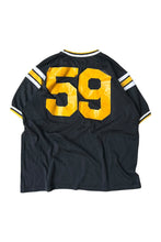 画像をギャラリービューアに読み込む, MADE IN USA 70-80'S RUGBY T-SHIRT / BLACK [SIZE: 46 USED]
