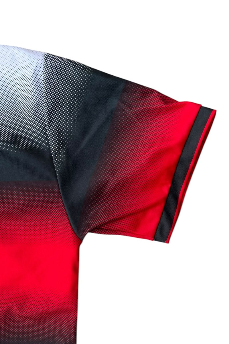 MADE IN ITALY 95-96'S AC MILAN FOOTBALL GAME SHIRT / BLACK [SIZE: L USED]