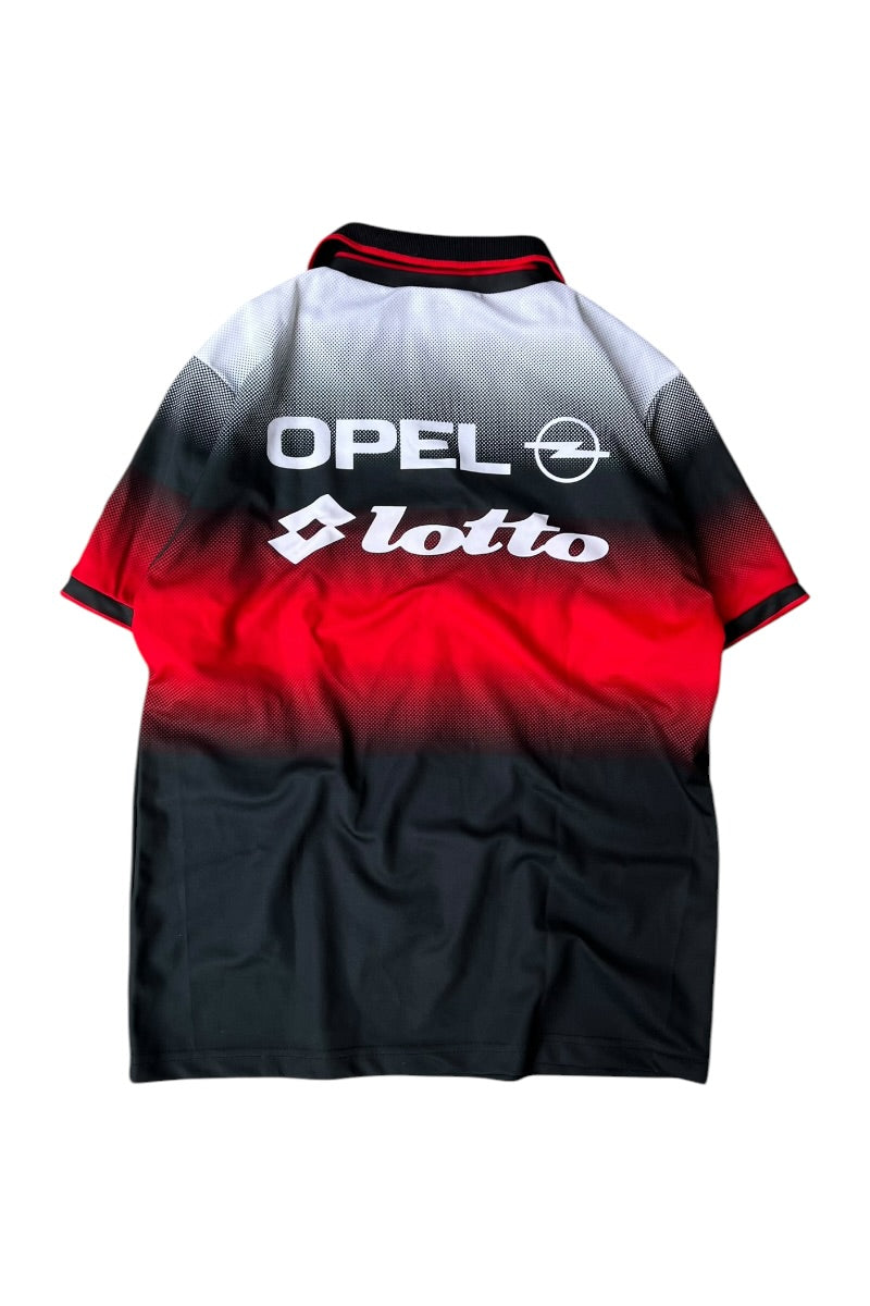 MADE IN ITALY 95-96'S AC MILAN FOOTBALL GAME SHIRT / BLACK [SIZE: L USED]