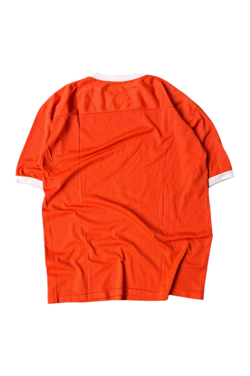 80'S MESH T-SHIRT / ORANGE [SIZE: XL USED]