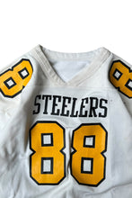 画像をギャラリービューアに読み込む, MADE IN USA 70-80'S STEELERS 88 HOCKEY GAME SHIRT / WHITE [SIZE: L USED]
