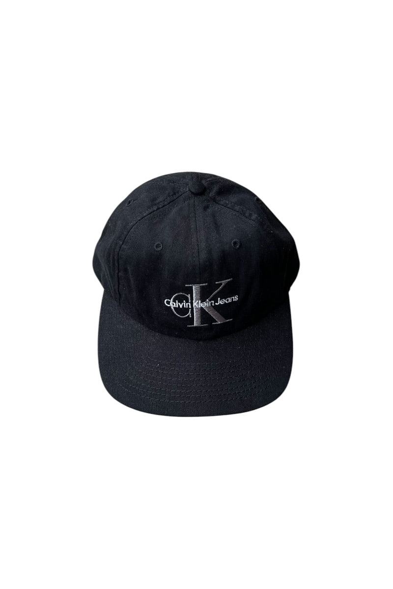 MADE IN USA 90'S 6 PANEL CAP / BLACK [SIZE: ONE SIZE DEADSTOCK/NOS]