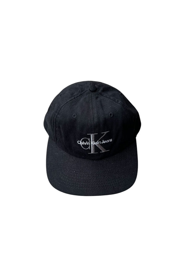 MADE IN USA 90'S 6 PANEL CAP / BLACK [SIZE: ONE SIZE DEADSTOCK/NOS]
