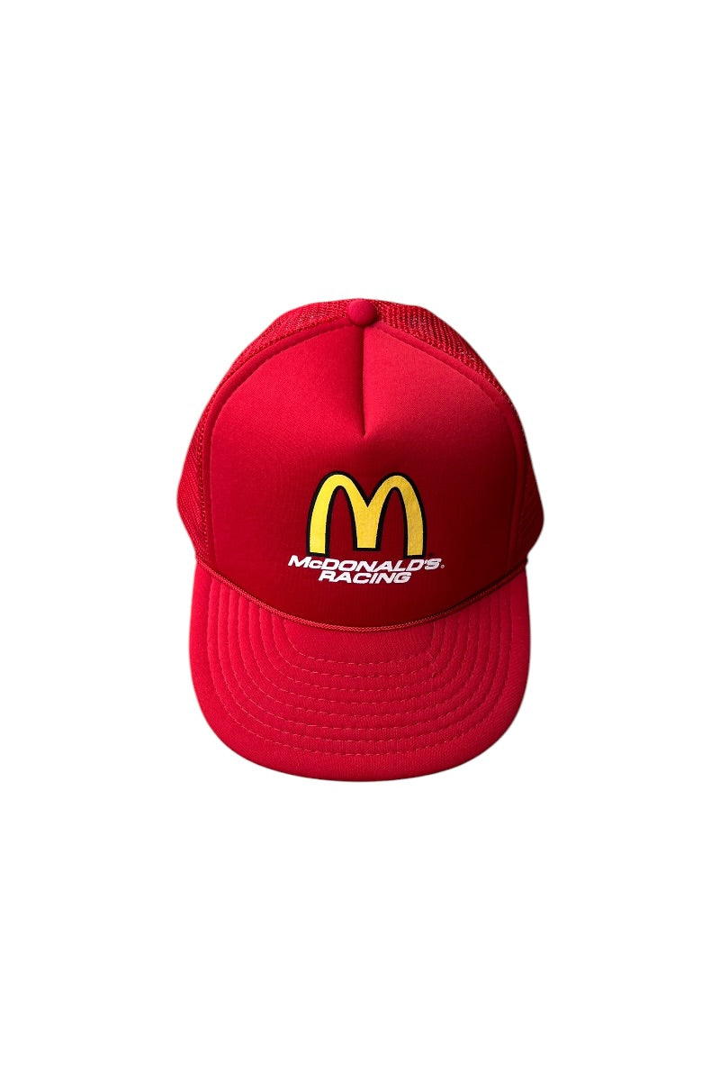 90'S MCDONALD'S RACING MESH CAP / RED [SIZE: ONE SIZE USED]