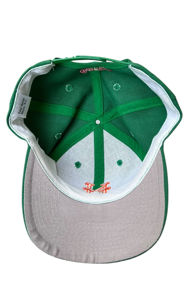 90'S NEW YORK METS / COCA COLA 6 PANEL CAP / GREEN [SIZE: ONE SIZE USED]