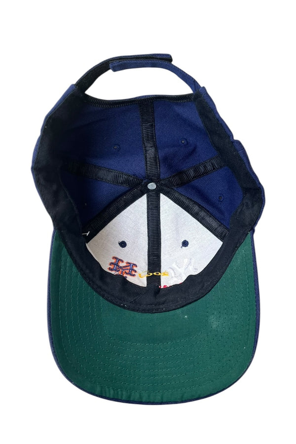 Y2K 00'S SUBWAY SERIES YANKEES VS METS CAP / NAVY [SIZE: ONE SIZE USED]