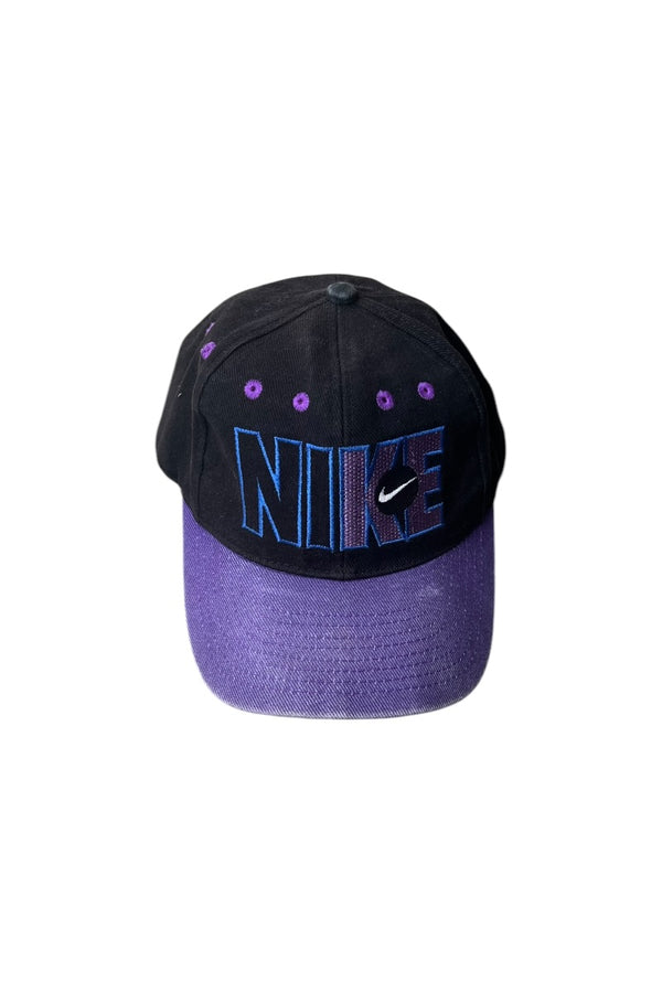 90'S-00'S 6 PANEL CAP / PURPLE [SIZE: ONE SIZE USED]