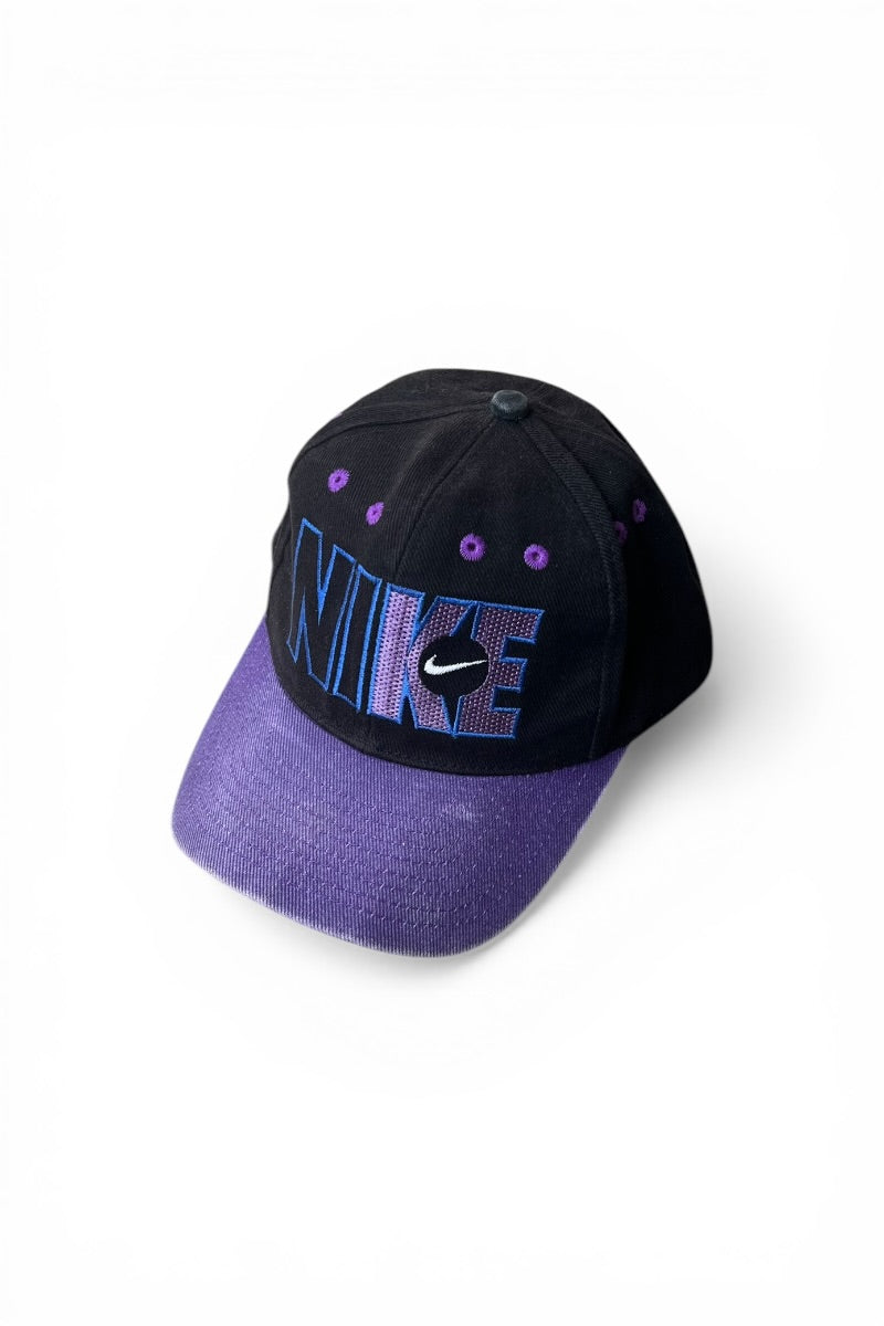90'S-00'S 6 PANEL CAP / PURPLE [SIZE: ONE SIZE USED]