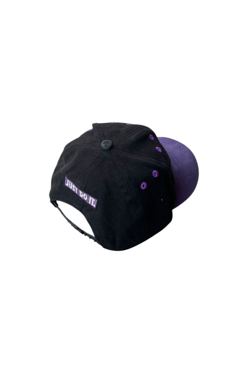 90'S-00'S 6 PANEL CAP / PURPLE [SIZE: ONE SIZE USED]
