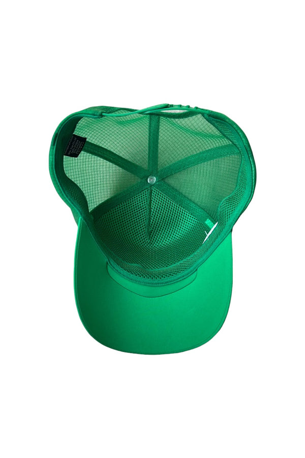 Y2K EARLY 00'S MESH CAP / GREEN [SIZE: ONE SIZE USED]