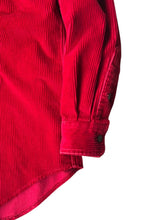 画像をギャラリービューアに読み込む, MADE IN USA 80'S L/S CORDUROY SHIRT / RED [SIZE: S USED]
