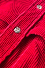 画像をギャラリービューアに読み込む, MADE IN USA 80'S L/S CORDUROY SHIRT / RED [SIZE: S USED]

