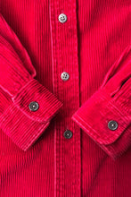 画像をギャラリービューアに読み込む, MADE IN USA 80'S L/S CORDUROY SHIRT / RED [SIZE: S USED]
