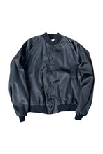画像をギャラリービューアに読み込む, MADE IN USA 80'S ABC BACK EMBROIDERY NYLON STADIUM JACKET / BLACK [SIZE: XL USED]
