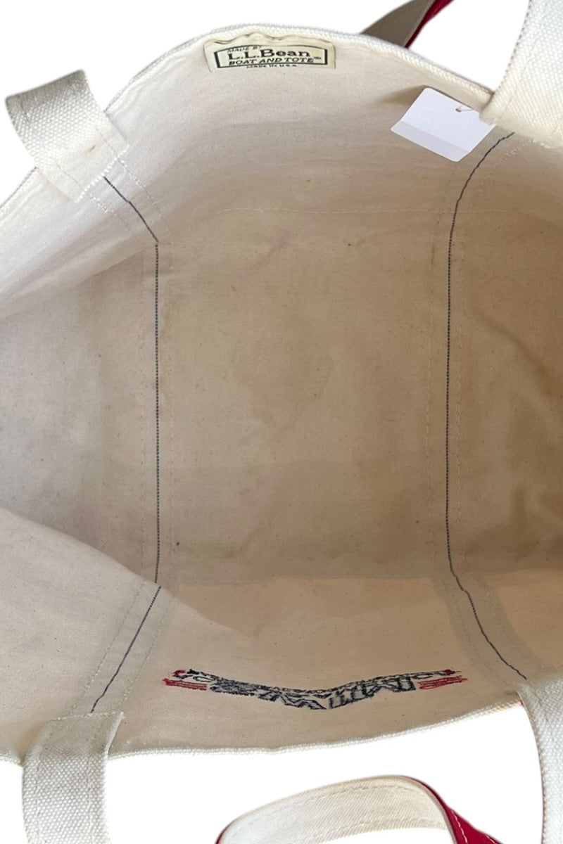 MADE IN USA BOAT AND TOTE BAG / WHITE [SIZE: ONE SIZE USED]