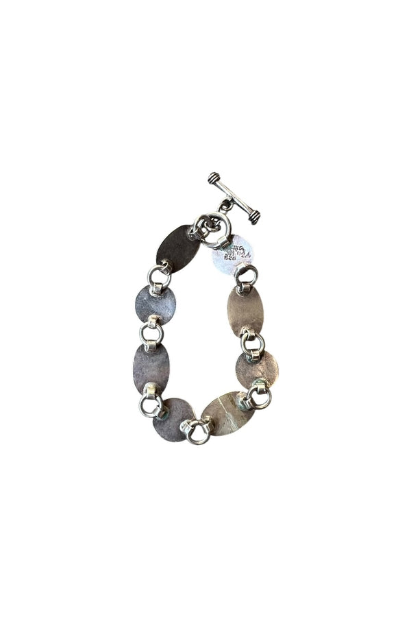 MADE IN MEXICO 925 SILVER BRACELET T-BAR / SILVER [SIZE: ONE SIZE USED]