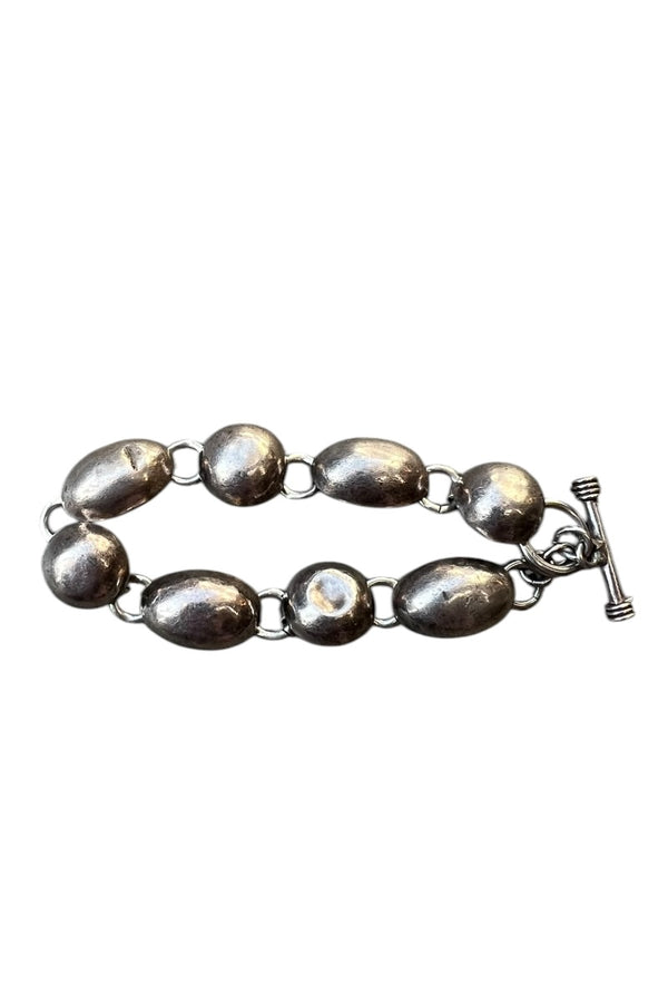 MADE IN MEXICO 925 SILVER BRACELET T-BAR / SILVER [SIZE: ONE SIZE USED]