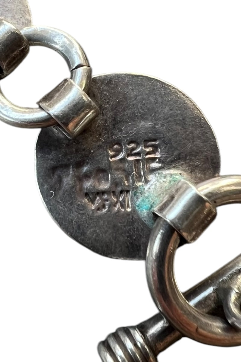 MADE IN MEXICO 925 SILVER BRACELET T-BAR / SILVER [SIZE: ONE SIZE USED]