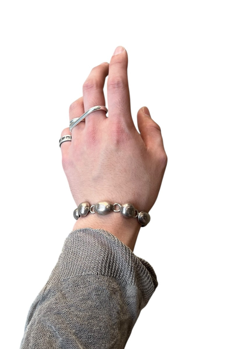 MADE IN MEXICO 925 SILVER BRACELET T-BAR / SILVER [SIZE: ONE SIZE USED]
