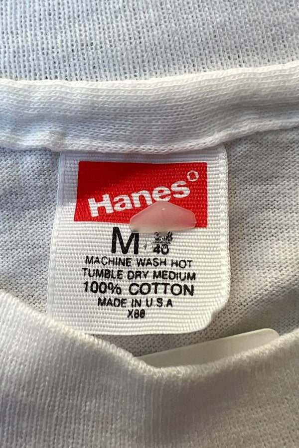 MADE IN USA 89'S NEW KIDS ON THE BLOCK BAND T-SHIRT / WHITE [SIZE: M USED]