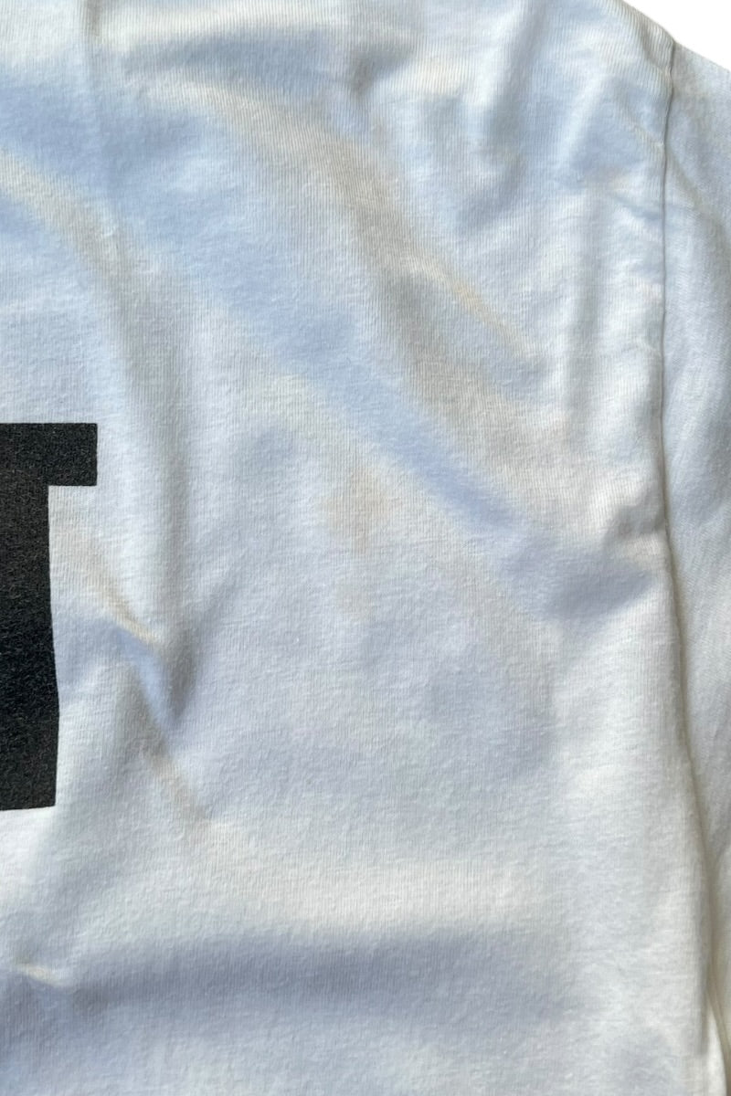 90'S PUBLIC ENEMY HIP HOP RAP T-SHIRT / WHITE [SIZE: L USED]