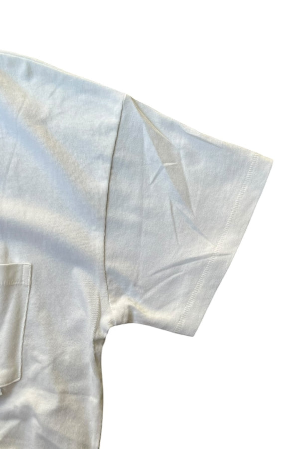 DTC HIGH TWIST POCKET T-SHIRT / WHITE [SIZE: S DEADSTOCK/NOS]