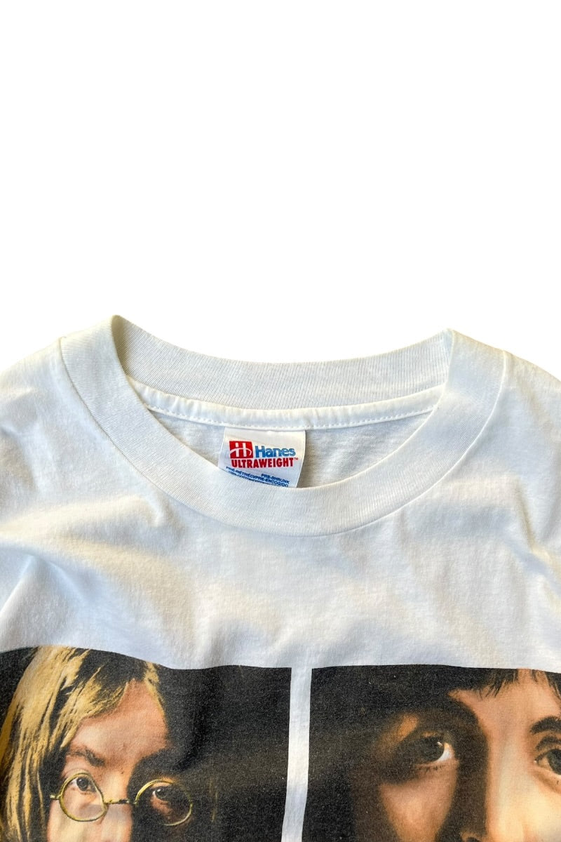 MADE IN USA 90'S THE BEATLEDS BAND T-SHIRT / WHITE [SIZE: L USED]