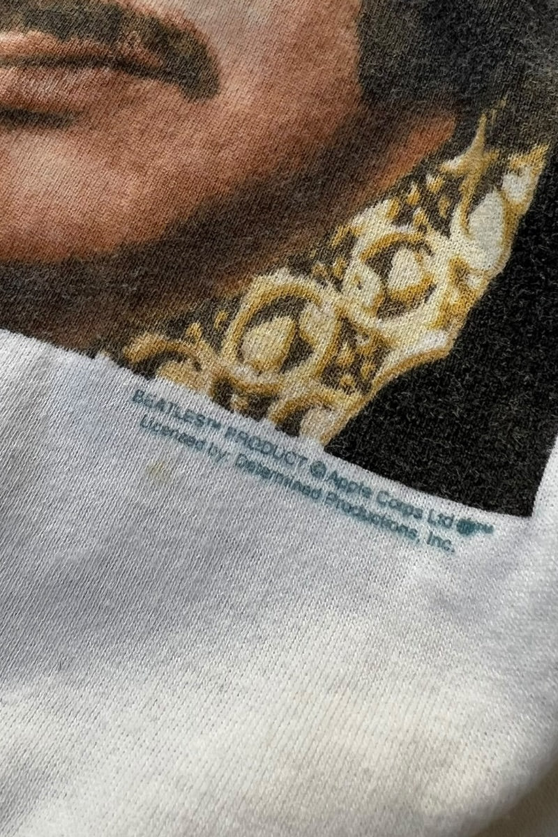 MADE IN USA 90'S THE BEATLEDS BAND T-SHIRT / WHITE [SIZE: L USED]