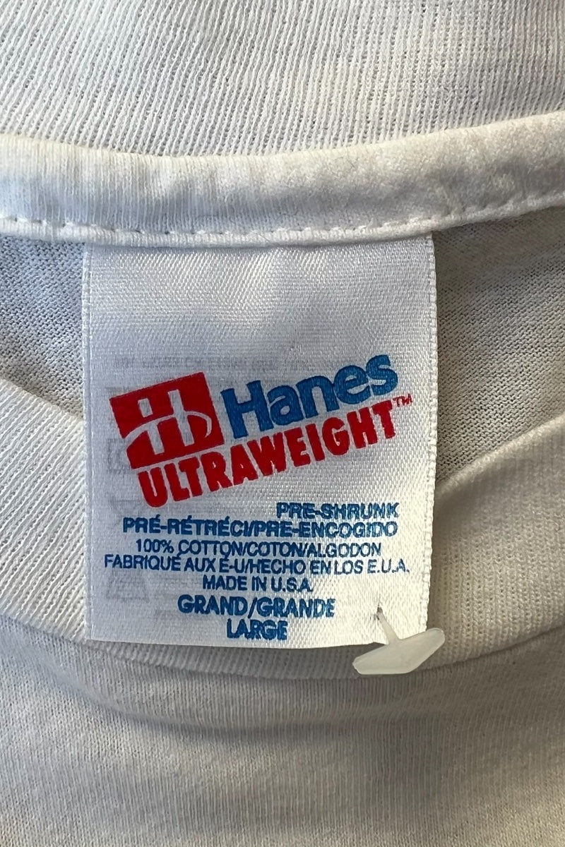 MADE IN USA 90'S THE BEATLEDS BAND T-SHIRT / WHITE [SIZE: L USED]
