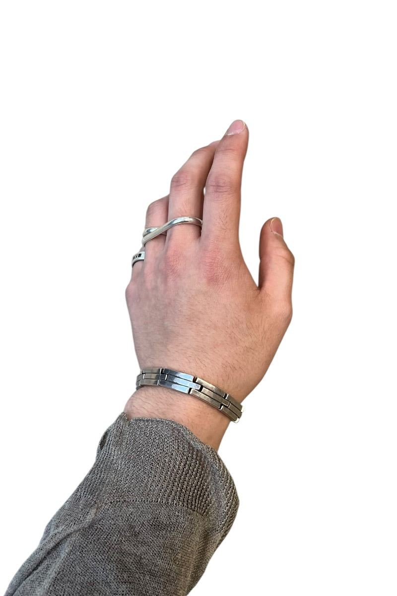 MADE IN MEXICO 925 SILVER BRACELET / SILVER [SIZE: ONE SIZE]