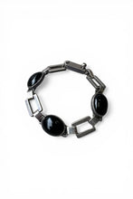 画像をギャラリービューアに読み込む, MADE IN MEXICO 925 SILVER BRACELET W/ONYX / SILVER [SIZE: ONE SIZE USED]
