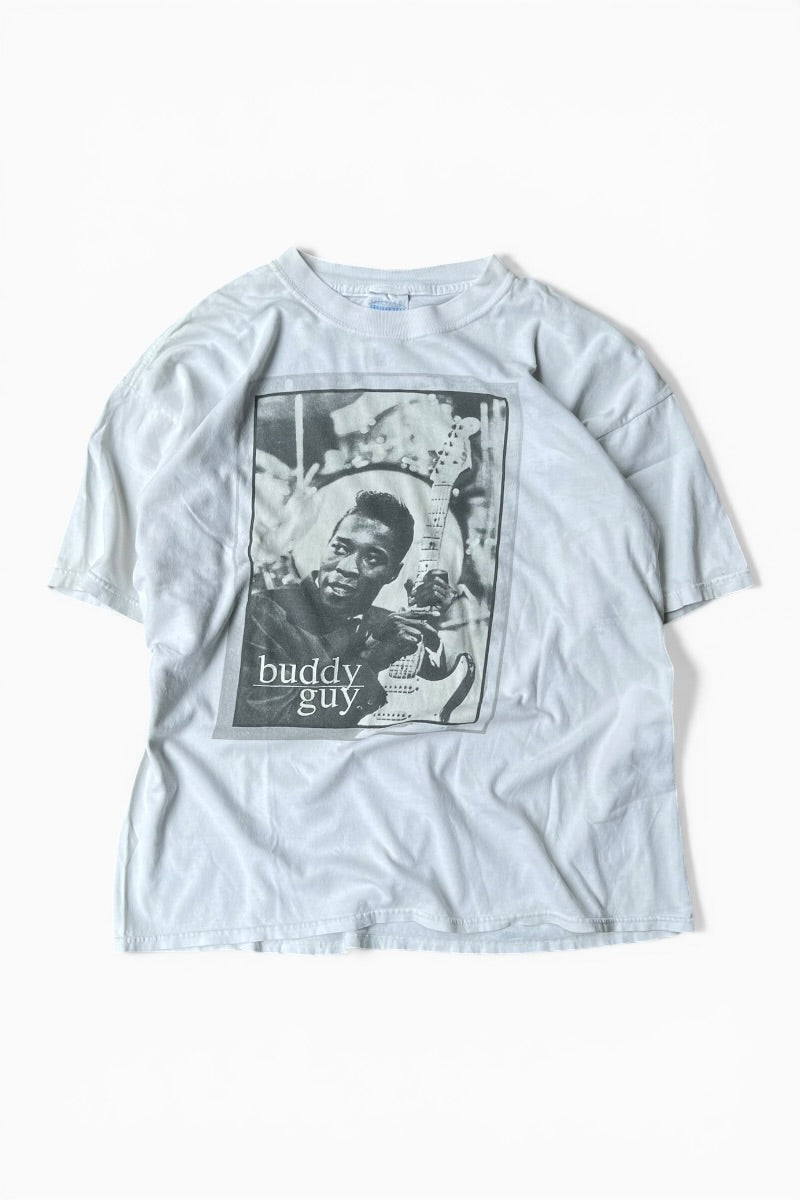 00'S BUDDY GUY ARTIST T-SHIRT / WHITE [SIZE: XL USED]