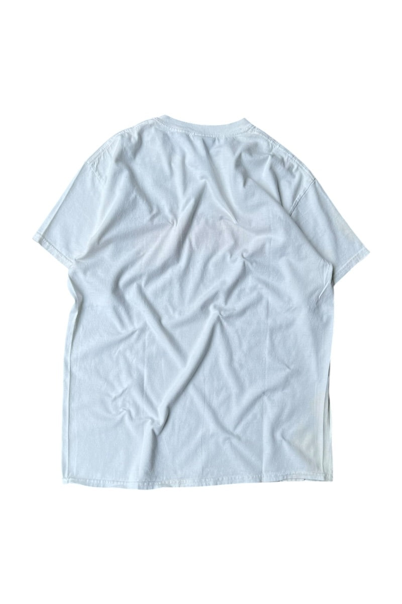 FIRE LOGO T-SHIRT USA Model / WHITE [SIZE: L USED]