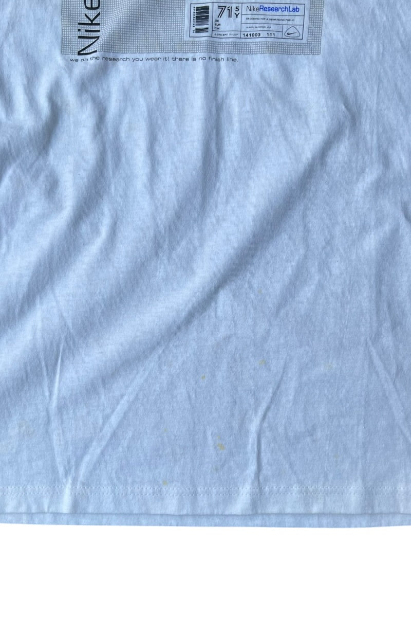 MADE IN MEXICO Y2K EARLY 00'S RESEARCH LAB T-SHIRT / WHITE [SIZE: M USED]