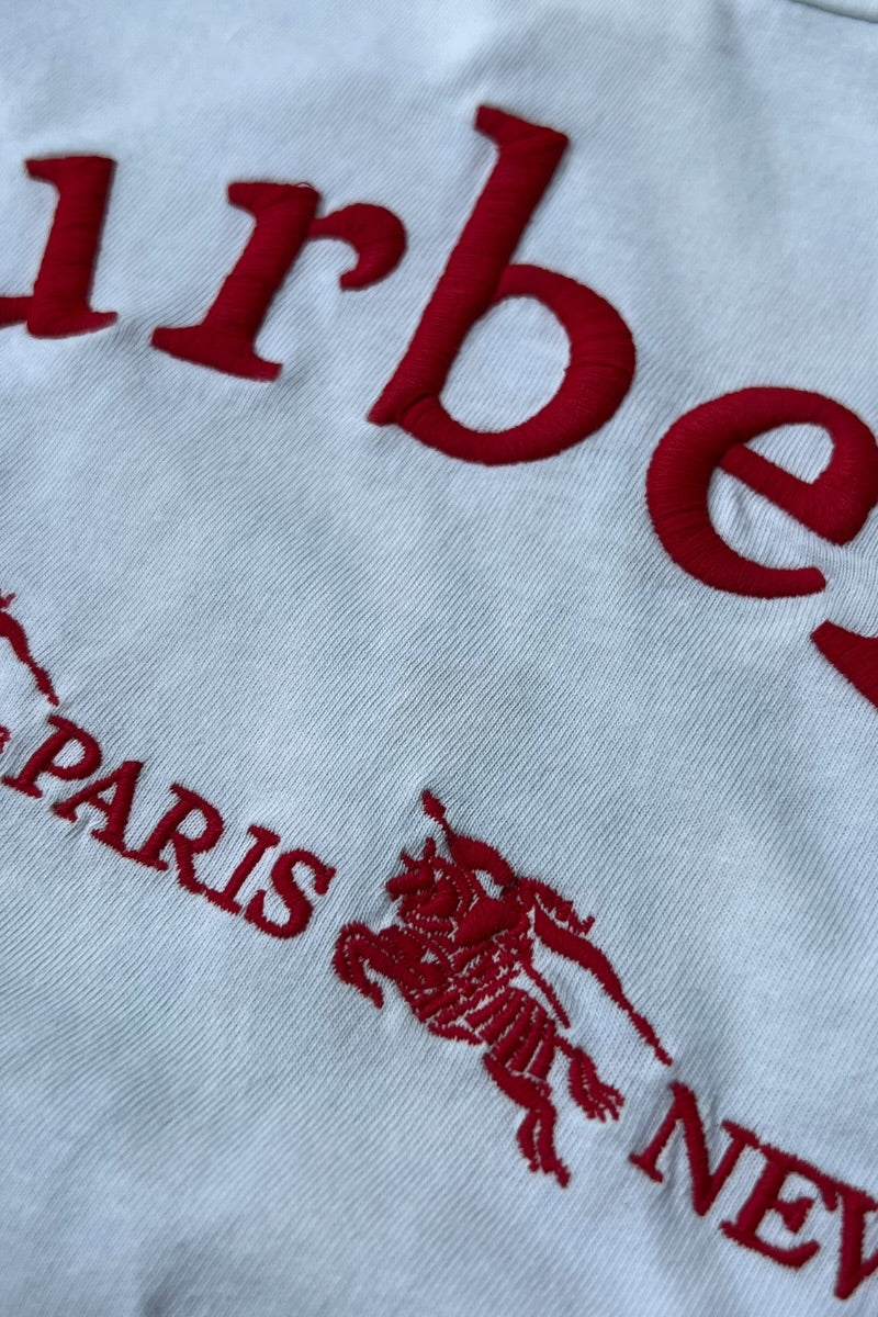 LOGO T-SHIRT / WHITE [SIZE: M USED]