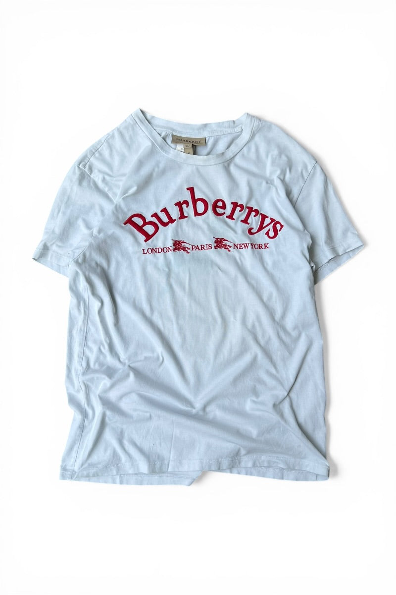 LOGO T-SHIRT / WHITE [SIZE: M USED]