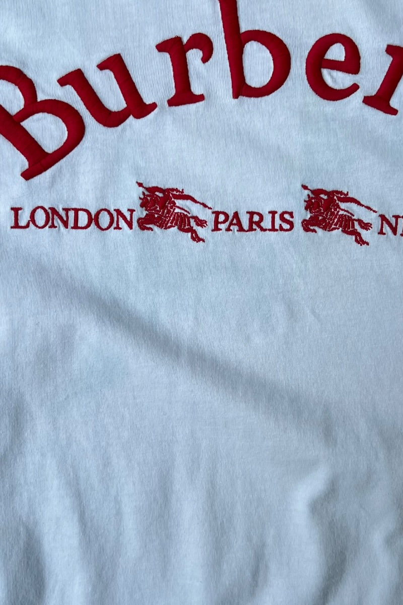 LOGO T-SHIRT / WHITE [SIZE: M USED]