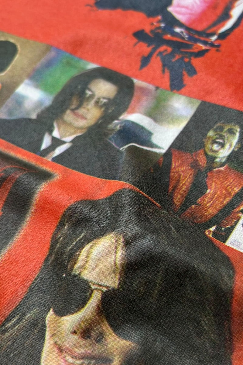 09'S MICHAEL JACKSON MUSIC T-SHIRT / WHITE [SIZE: M USED]